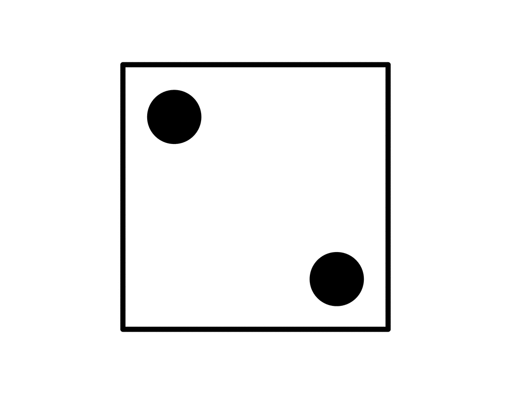 Clip Art Two Dice Clipart