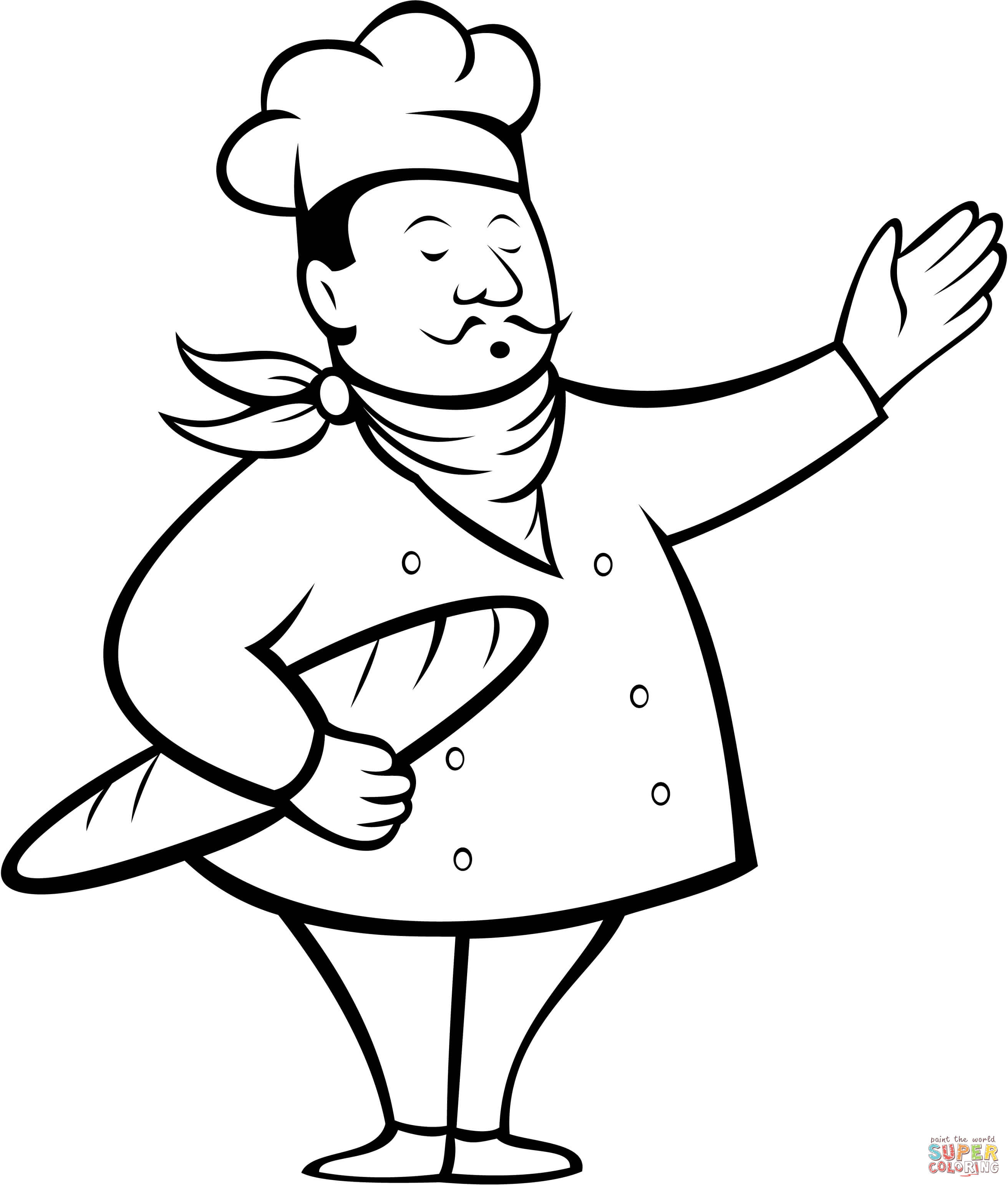 A Postal Carrier Holds a Envelope coloring page | Free Printable ...