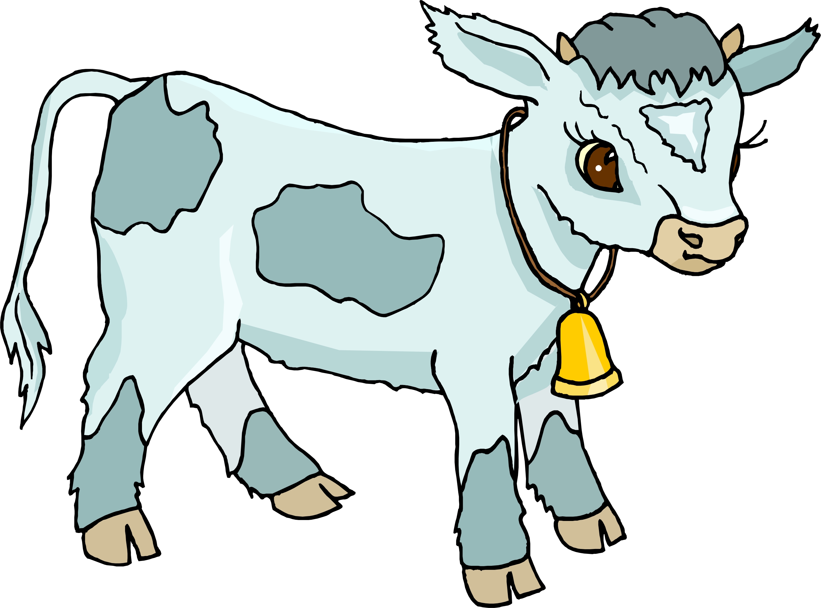 Baby Cow Clipart Wallpaper Background : Cartoons Wallpaper ...