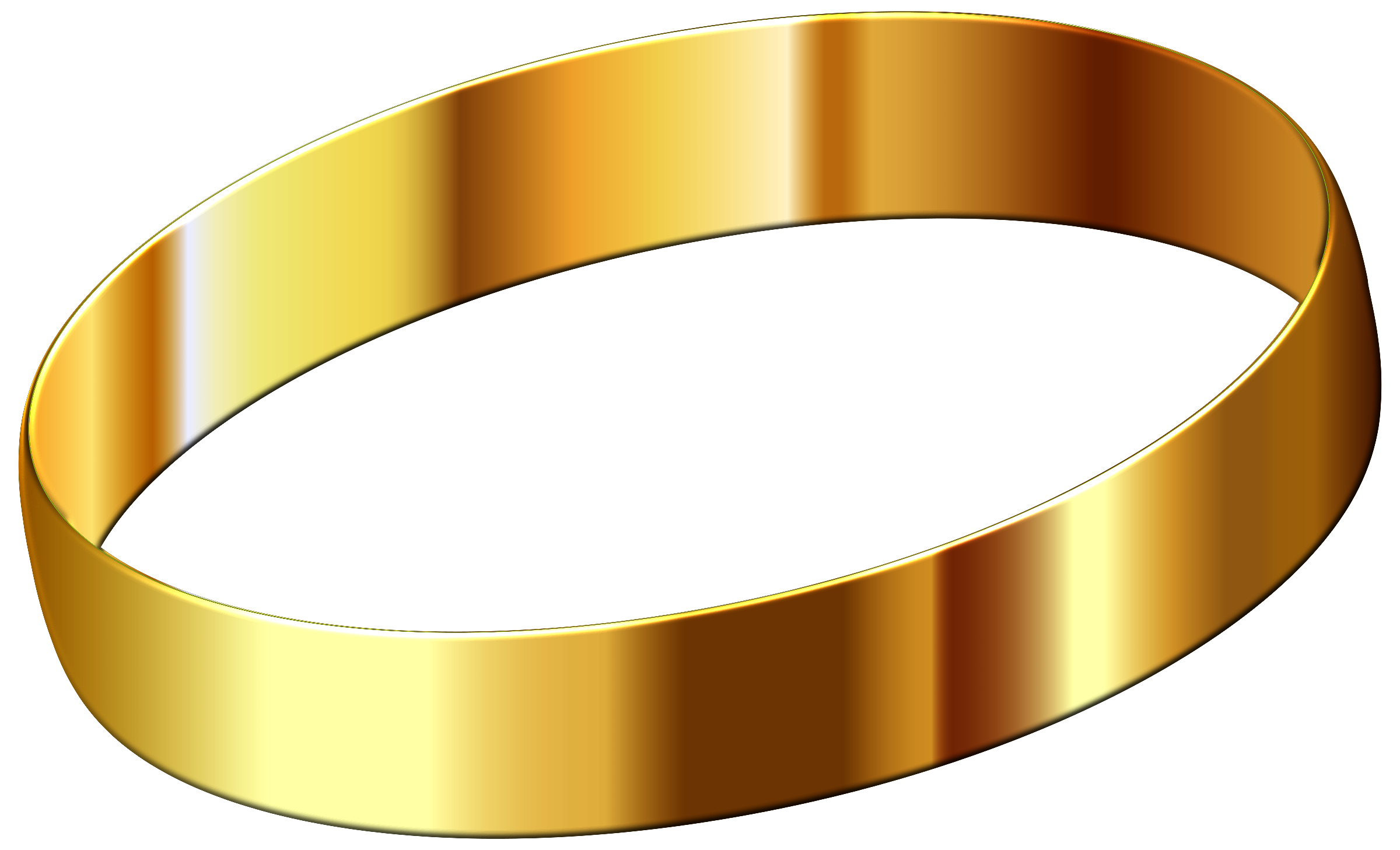 Gold rings clipart