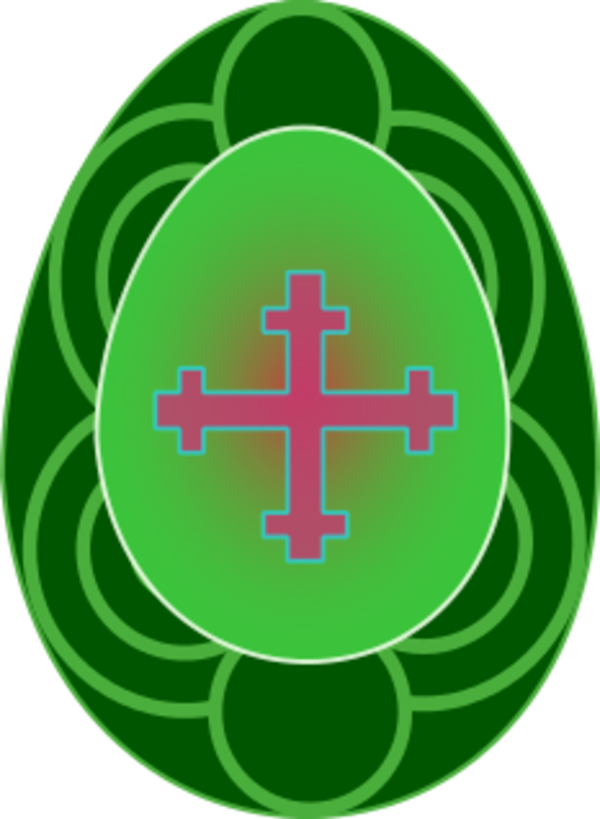 Pysanka Egg 1 - vector Clip Art