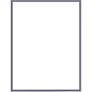 Great PapersÂ® Navy Border Letterhead, 80/Pack | StaplesÂ®