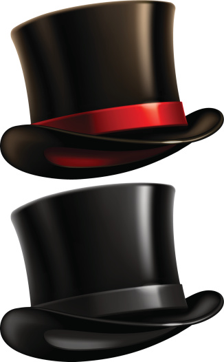 Top Hat Clip Art, Vector Images & Illustrations