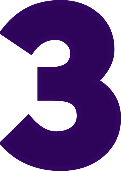 Number three clipart