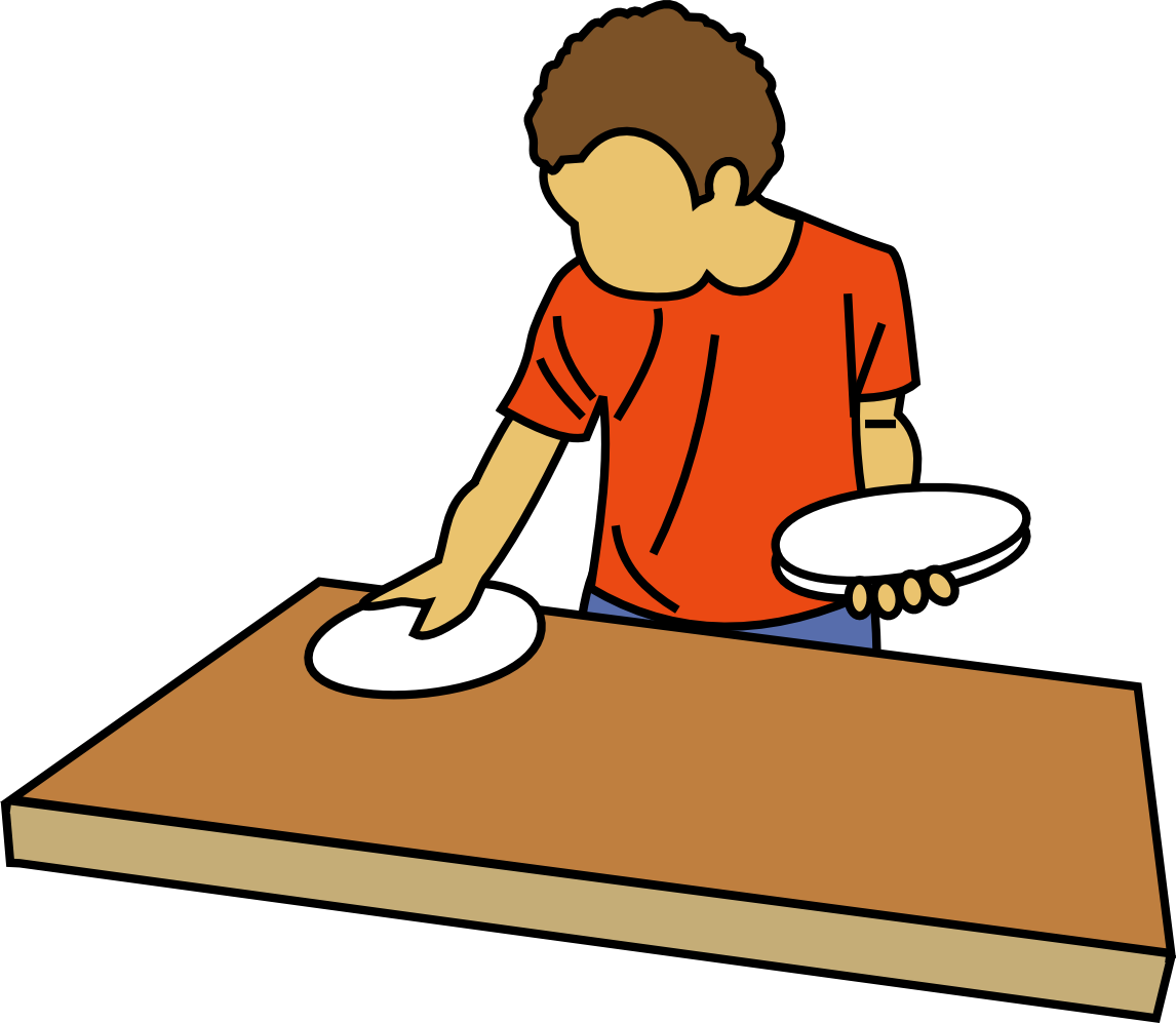 Setting table clipart