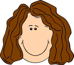 Brown hair brown eyes clipart