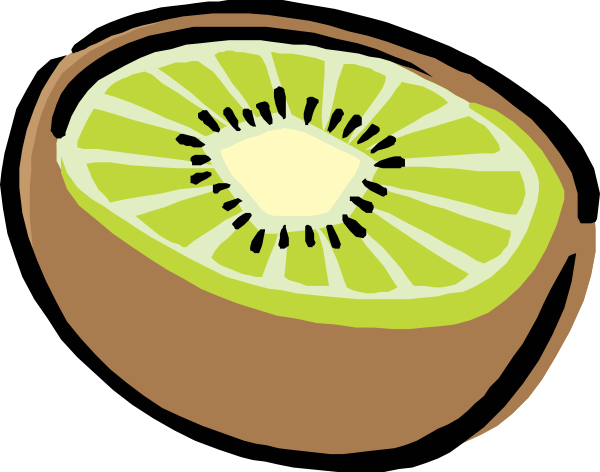 Kiwi clip art Free Vector