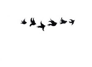 Small Bird Tattoos | Bird Outline ...