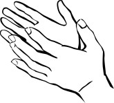 Clipart hands clapping