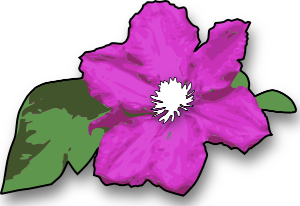 Flower clip art Free Vector / 4Vector