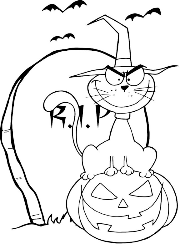 Free Halloween Coloring Pages