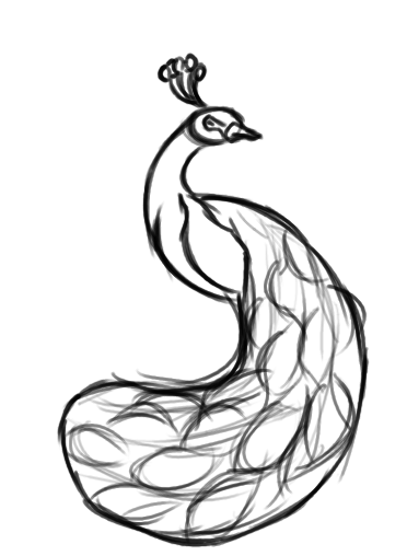 Illustrate A Peacock in Inkscape or other vector editors | KalaaLog