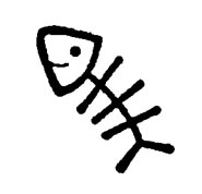 Cartoon Fish Skeleton - ClipArt Best