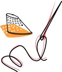 Needle Thread And Timble clip art - vector clip art online ...