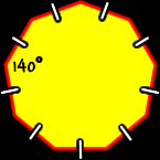Cool math .com - Polygons - Nonagons - properties, interior angles
