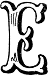 Decorative Letters: E | ClipArt ETC