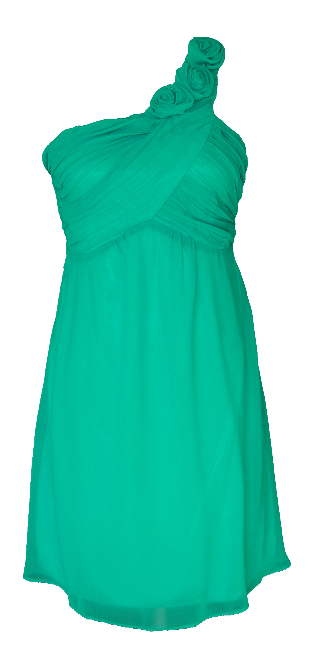 Rosette Strap Chiffon Dress Turquoise - ClipArt Best - ClipArt Best