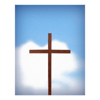 The Crucifixion Of Jesus Christ On The Cross Letterhead, Custom ...