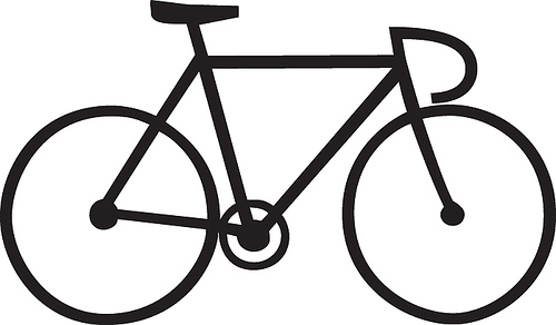 looking for line drawing of track bike