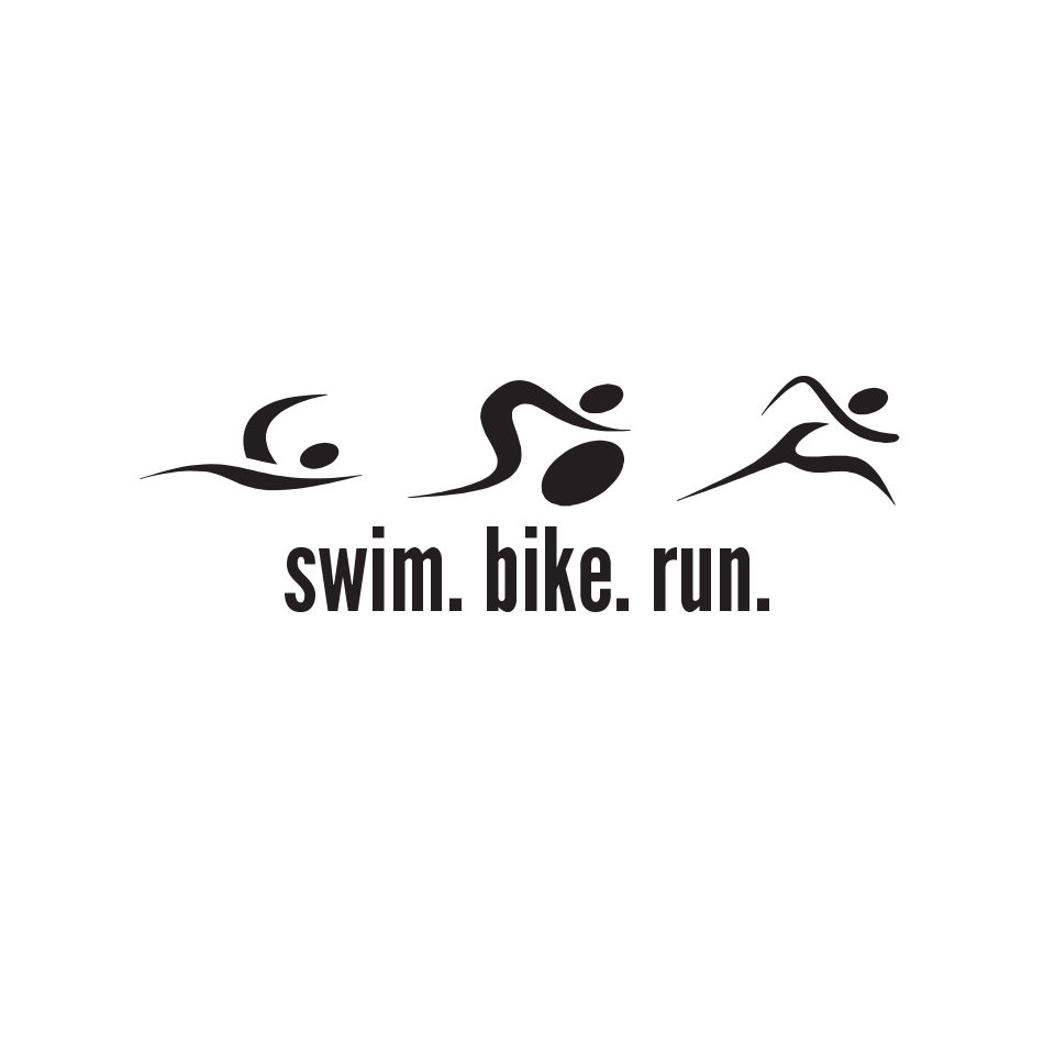 Unisex Graphic Short Sleeve Race Tee: Swim Bike Run