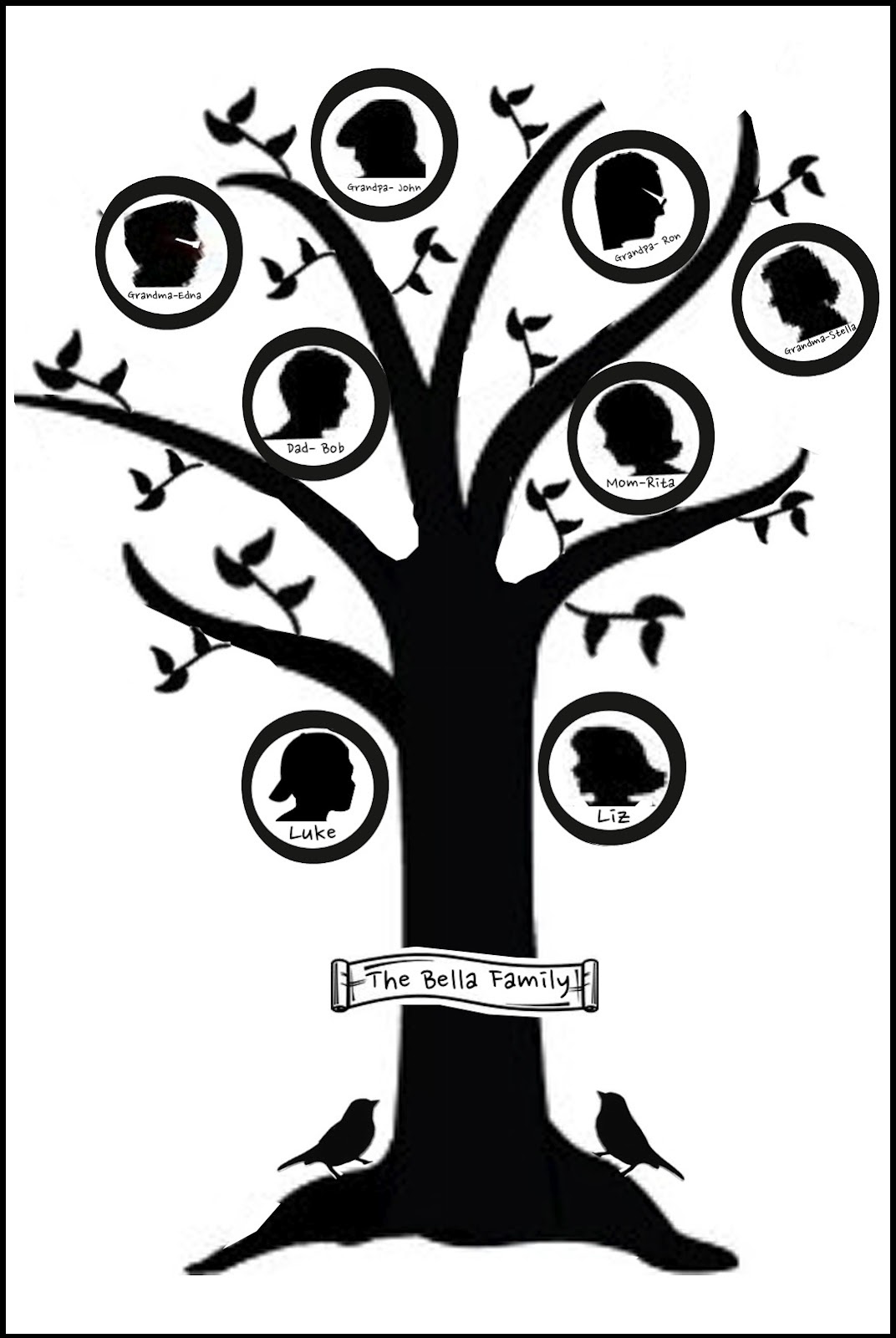 Silhouette Study 3 – Making Your Family Tree