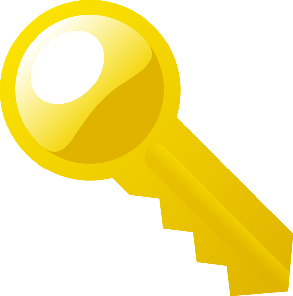 Key clip art Free Vector