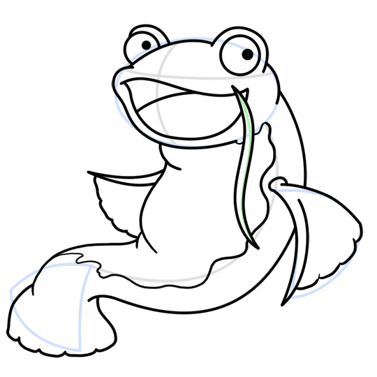 Cartoon Catfish Drawing Lesson