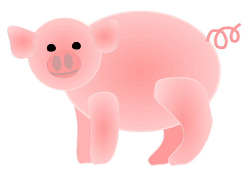 Pink Pig Clip Art
