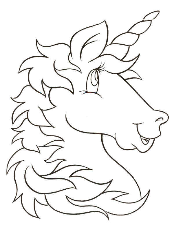 Horse Head Coloring Pages - AZ Coloring Pages