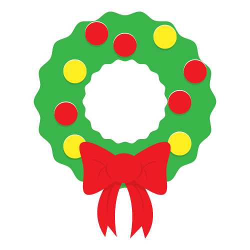 Clip Art Wreath - Tumundografico