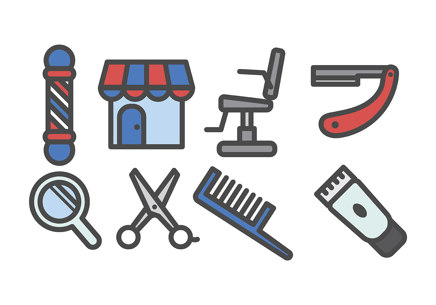 Barber Shop Free Vector Art - (1645 Free Downloads)
