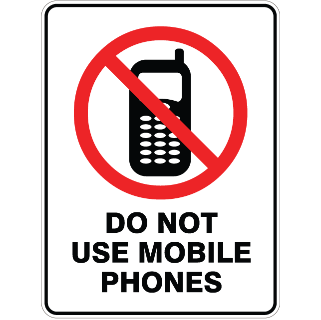Do Not Use Mobile Phone Sign - ClipArt Best