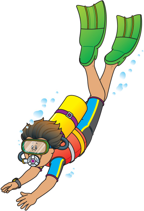 Scuba diving clip art