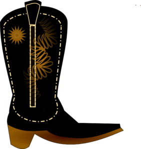 Cowboy boots clipart free