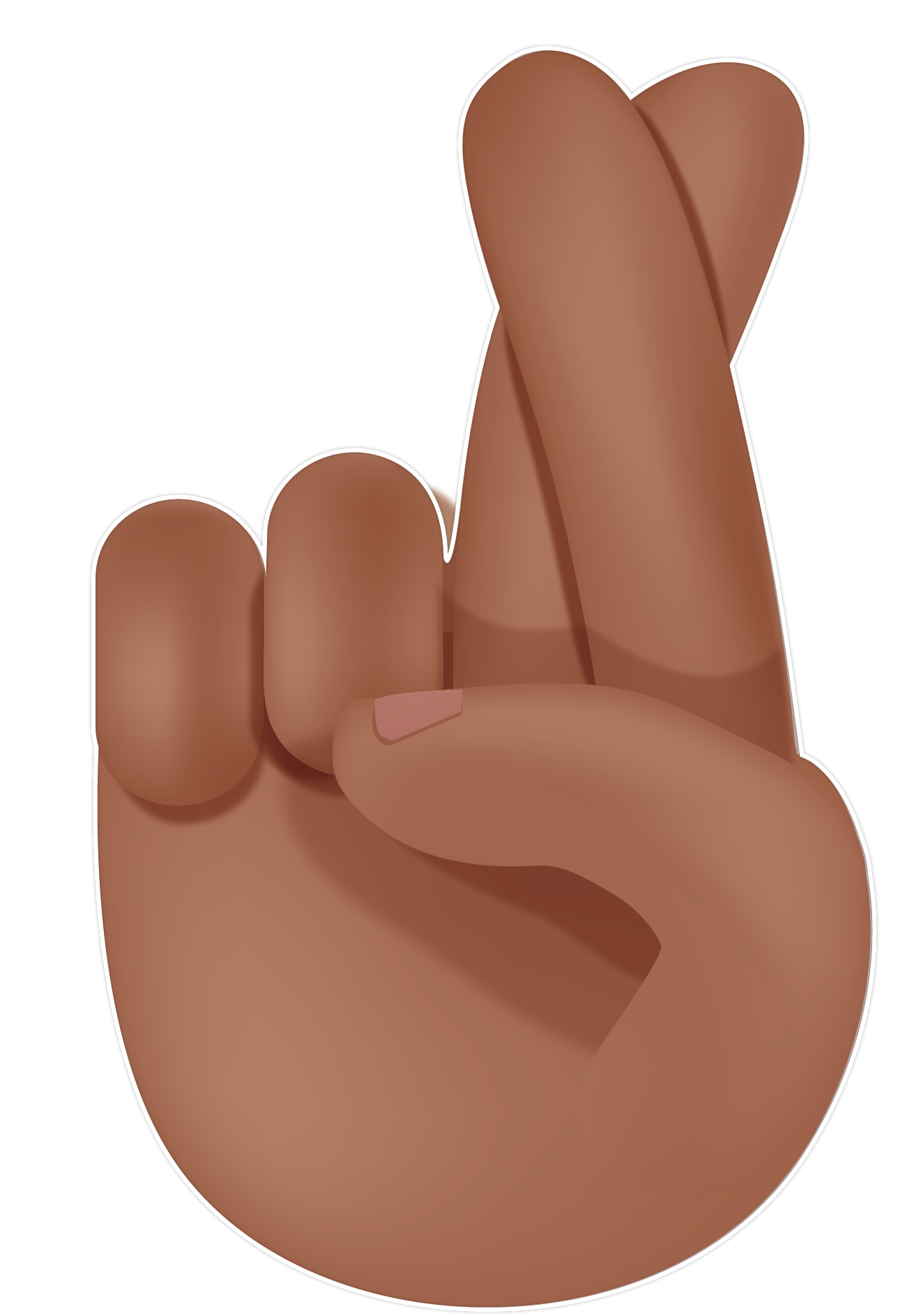 Stuck On Emojis Stickers Just In Time For The Holidays icon · Fingers Crossed Emoticon icon
