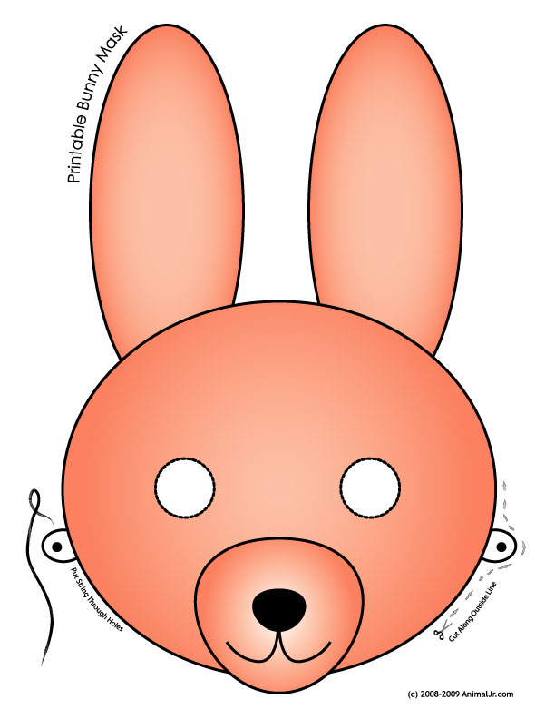 Printable Easter Bunny and Baby Chick Masks - Woo! Jr. Kids Activities