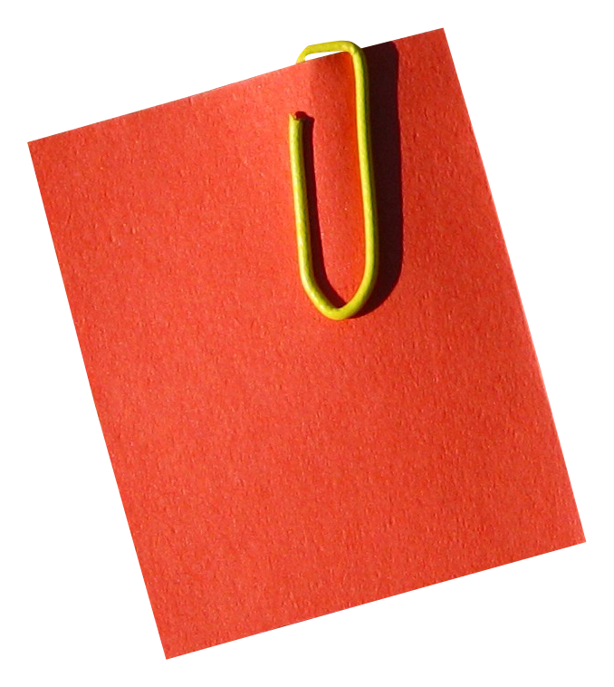 Post It Note Bureau Trombonne Courrier Clip Art Png ...