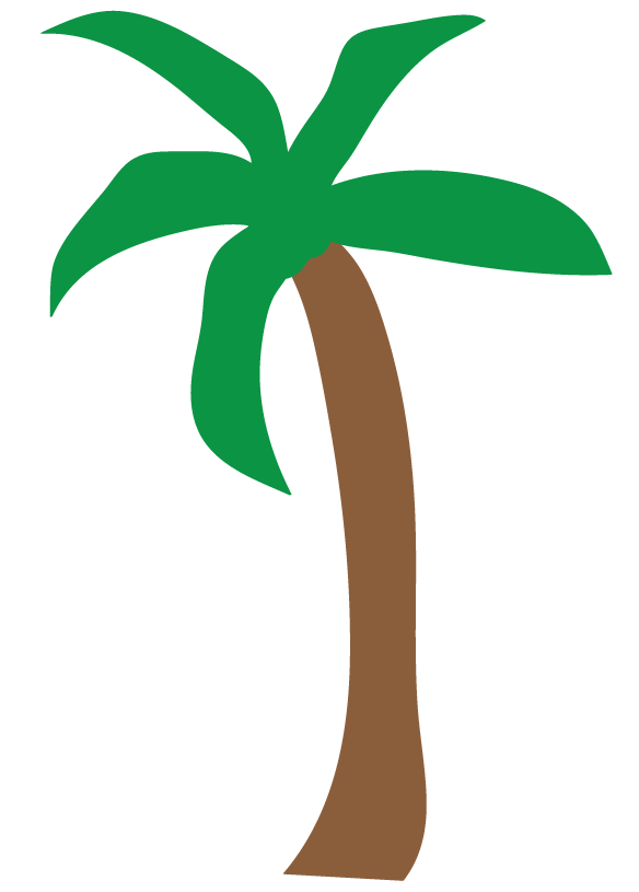 Hawaiian Palm Tree Clip Art - Free Clipart Images