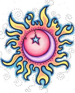 Happy Sun Tattoo - ClipArt Best