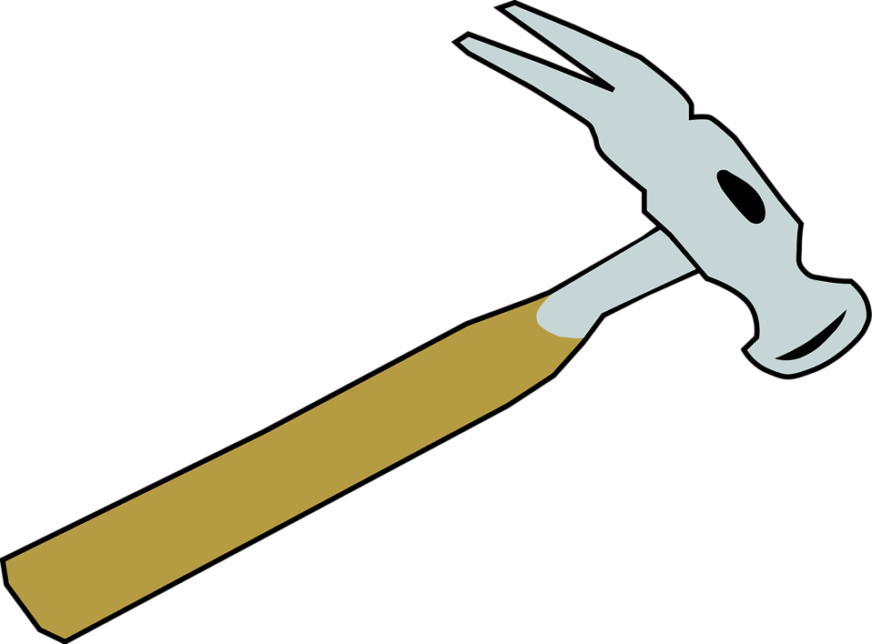 Hammer clipart no background
