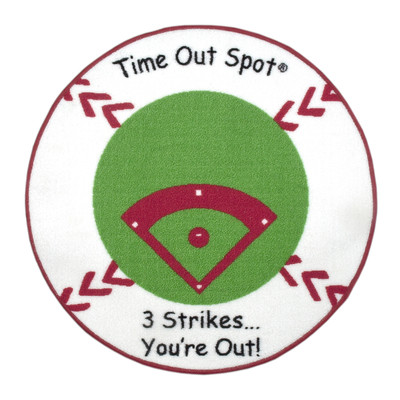 Child to Cherish Time Out Spot Baseball Kids Rug | Wayfair