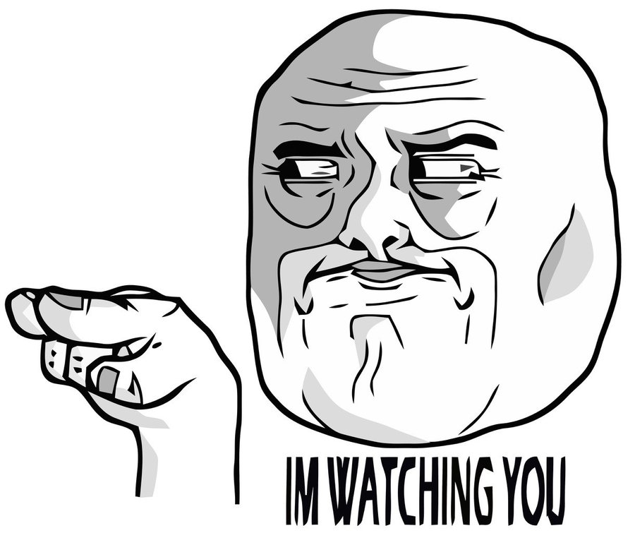 I'm watching you" smiley - Suggestions - xat Forum