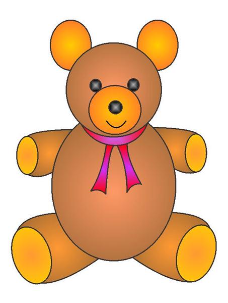 How to draw a Teddy bear in some simple steps