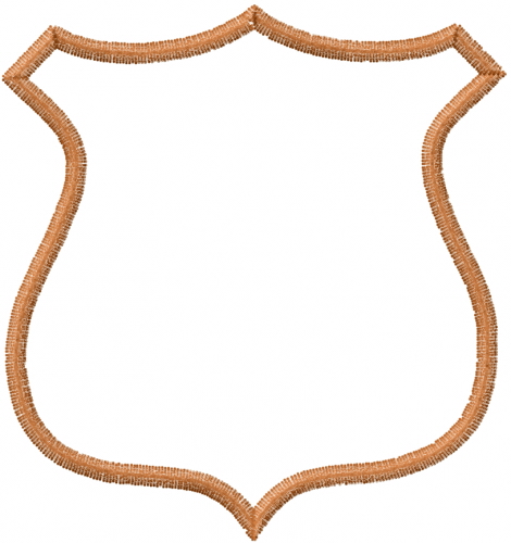 Outlines(ATG Freedesigns) Embroidery Design: Shield Outline from ...