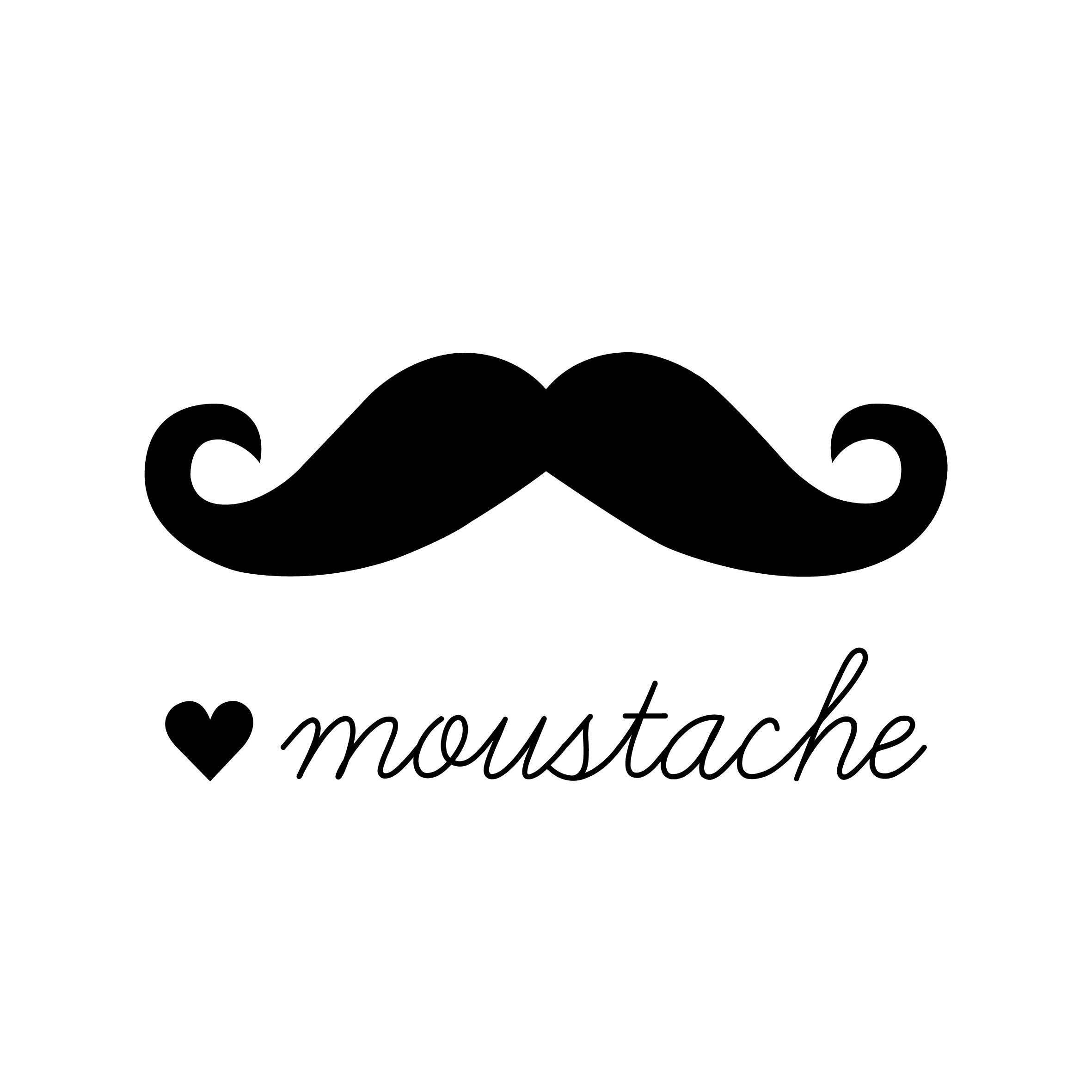 Pin Handlebar Mustache Cartoon Cake