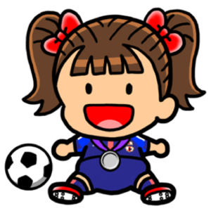 Girl Soccer Player clip art - vector clip art online, royalty free ...