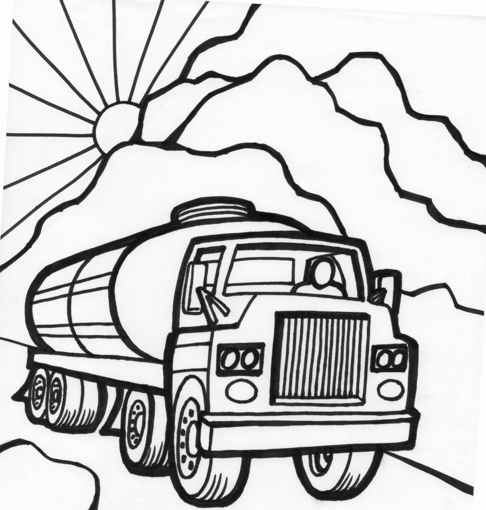 Trucks Coloring | Printable Coloring - Part 2