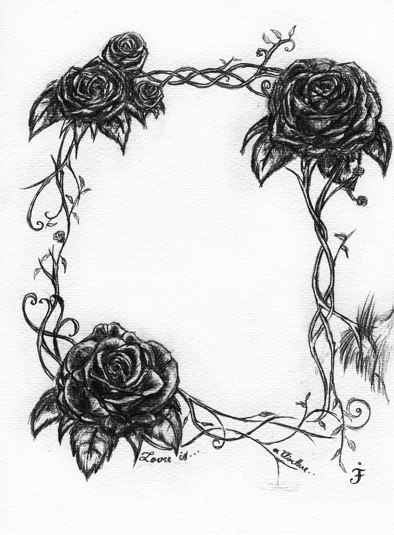 Easy Drawings Of Flowers And Vines