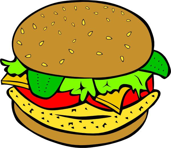 Fast Food Lunch Dinner Ff Menu clip art Free Vector
