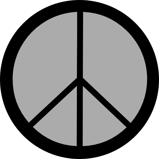 Gray 67 Peace Symbol 12 SVG Scalable Vector Graphics dweeb ...